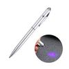 Material Silver Drawing Magic UV Light Pen Magic Secret Pen Invisible Ink Pen Ballpoint Pens