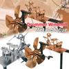 Metal Wind Spinner Handmade Metal Drummer Windmill Durable Rockin Art Figurine  Garden Courtyard