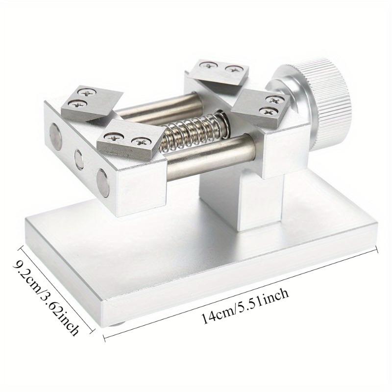 1 шт. Профессиональный инструмент для снятия безеля часов, инструмент для открывания задней крышки верстака, инструмент для ремонта деталей часов для часовщика, красный/серебристый