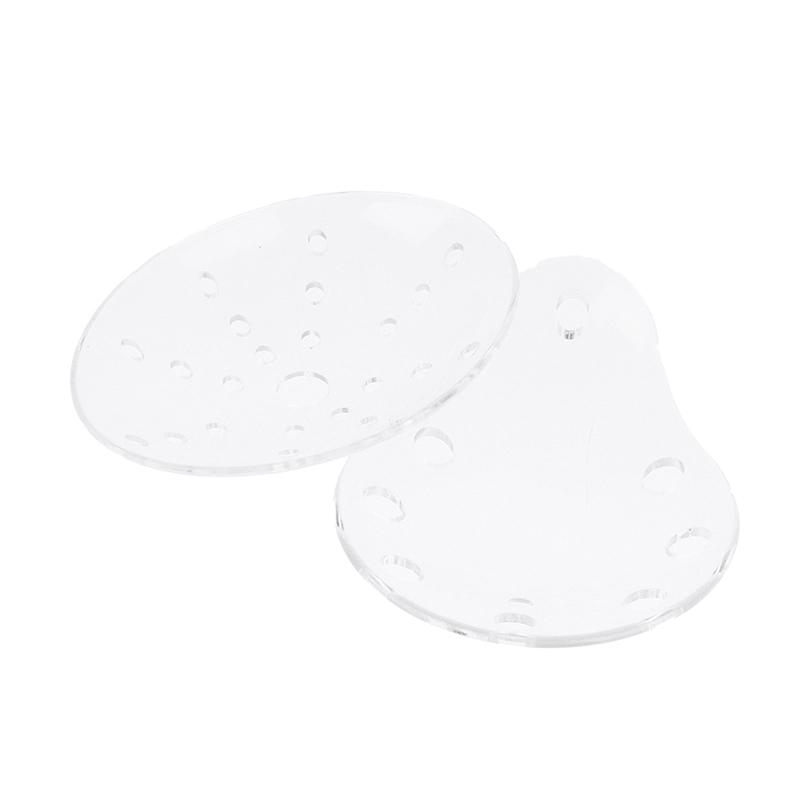 1 шт. прозрачный пластиковый щиток для ухода за глазами, пористый офтальмологический овальный щиток для глаз