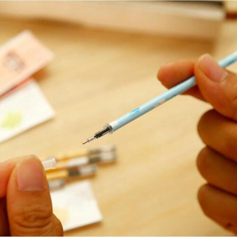 Новые 10 шт. стержней для гелевых ручек Fashion Black Ink