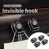 Valve Stems Caps 4Pcs Car Interior Hooks Storage USB Cable Headphone Storage Hook For Volkswagen VW Scirocco Jetta Beetle Golf 4 RG8