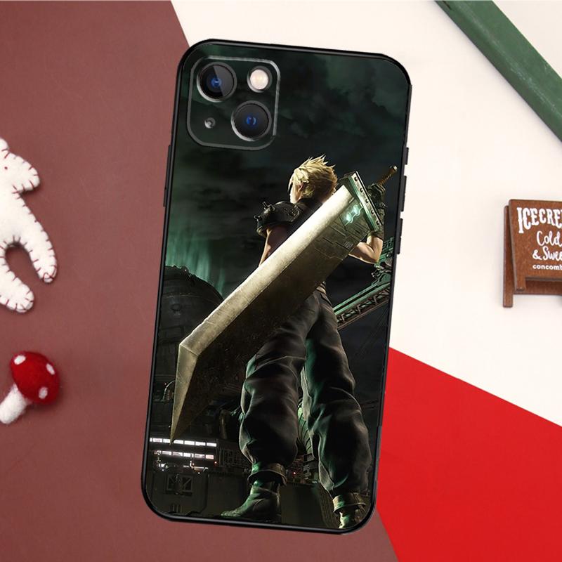 Final Fantasy VII Case For iPhone 13 Pro Max 16 15 11 12 14 17 Pro Max mini 15 16 Plus 16e 17 Air Back Cover