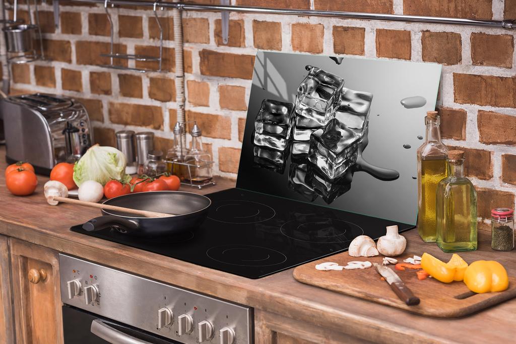 Glass stovetop protector 70x52 Ice