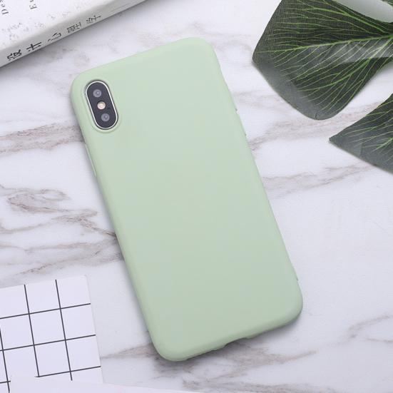 Однотонный силиконовый чехол-протектор для чехла телефона iPhone XS Max/XS/X/7/8/7P/8P