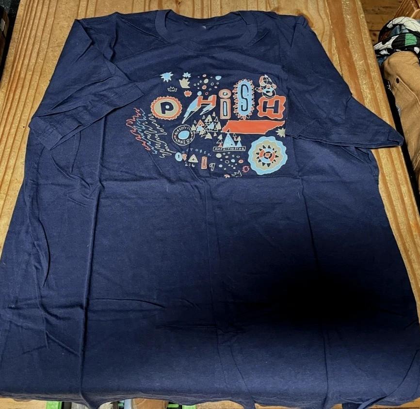 Phish band Poster T-Shirt Unisex Cotton Adult Black All Size BL2130 Unisex T-Shirt