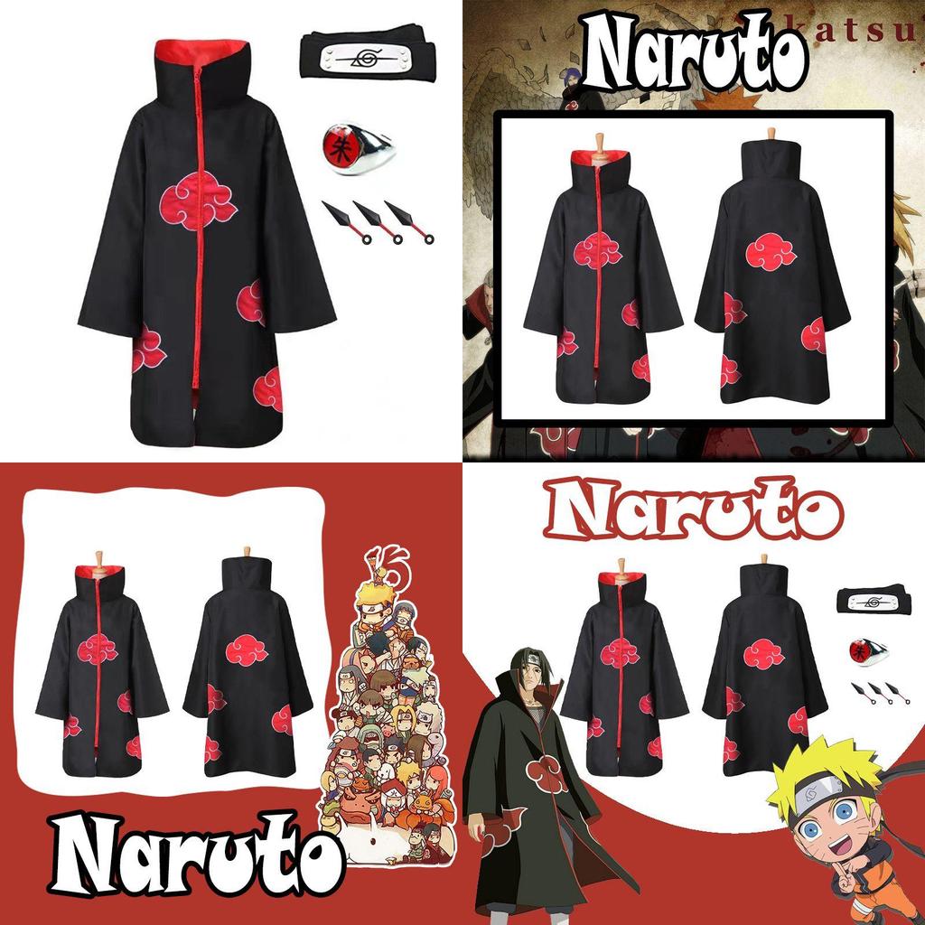 Сложное кимоно-плащ Акацуки Учиха Тоби Обито Костюм для косплея для любителей аниме