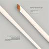 Набор из 1 предмета: фарфорово-белый карандаш для подводки глаз с точным углом и кисть для бровей - нейлоновая кисть, без отдушки