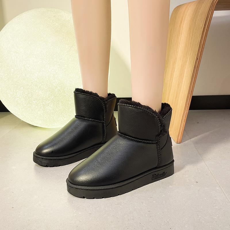 Мода 2024 года, новые классические утолщенные пушистые женские зимние сапоги, удобные теплые ботильоны, женская зимняя обувь, массивные ботинки Mujer