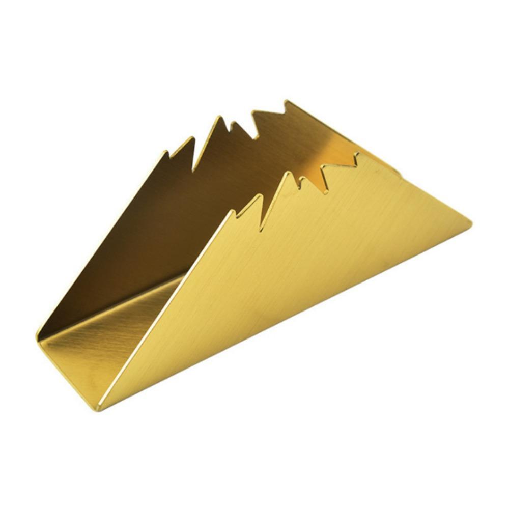 Stainless Steel Vertical Tissue Holder Handicraft Storage Tissue Rack  Dining Table