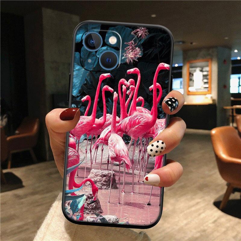 IK28 Flamingos Pink Phone Case for Samsung Galaxy M06 M15 M16 M35 M55 M56 A36 A42 A50 A50S A51 A52 A32 A33 A05 A05S A06 A16 A20