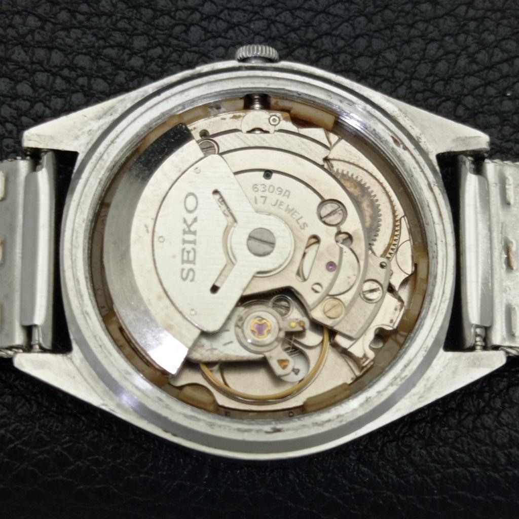 ВИНТАЖНЫЕ МУЖСКИЕ ЧАСЫ SEIKO 5 AUTOMATIC 6309A ЯПОНИЯ С ЗЕЛЕНЫМ ЦВЕТОМ ЦИФЕРБЛАТА a701525-5