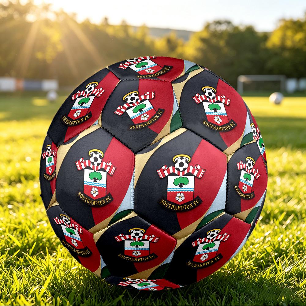 Футбольный мяч Southampton Football, напечатанный, размер 5, противоскользящий, для взрослых, матч, сувенир для футбольных фанатов