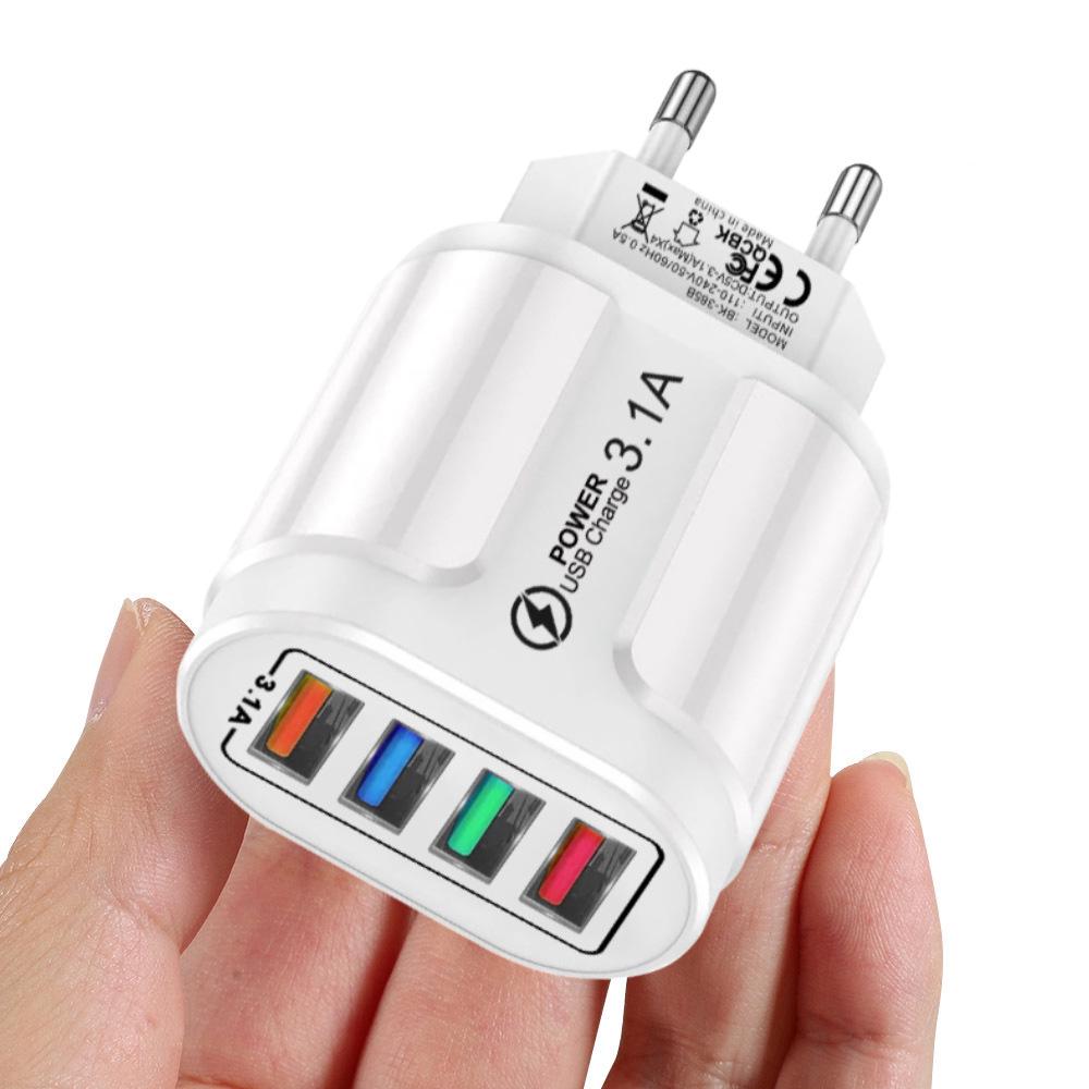 PD33W GaN QC3.0 Многопортовое EU Зарядное устройство 9V/12V Адаптер Быстрой Зарядки