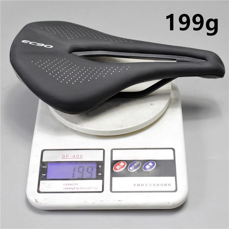 Ultra Light Silicone Bicycle Saddle Road Mountain Bike Black White Red EVO Material Chromoly Rail
