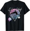 I Love Sharks Retro Vaporwave Aesthetic Art Style T-Shirt