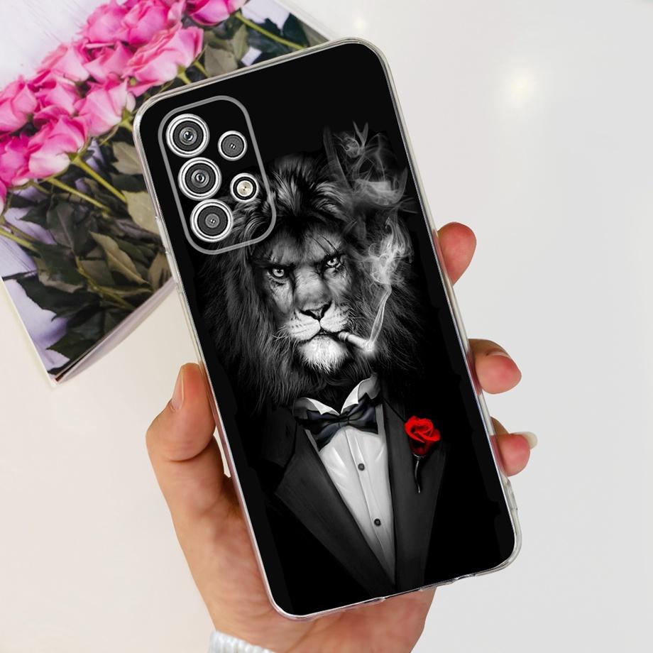For Samsung Galaxy A23 5G case Halloween Skeletons Phone Cover Soft TPU Lovely Cartoon Jelly Funda Para Samsung A23 4G A 23 4G