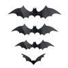 Halloween Bats Decorations Outdoor Indoor 3D Bat Stickers Horror Gothic Theme Paint-Safe Adhesive Waterproof Decals