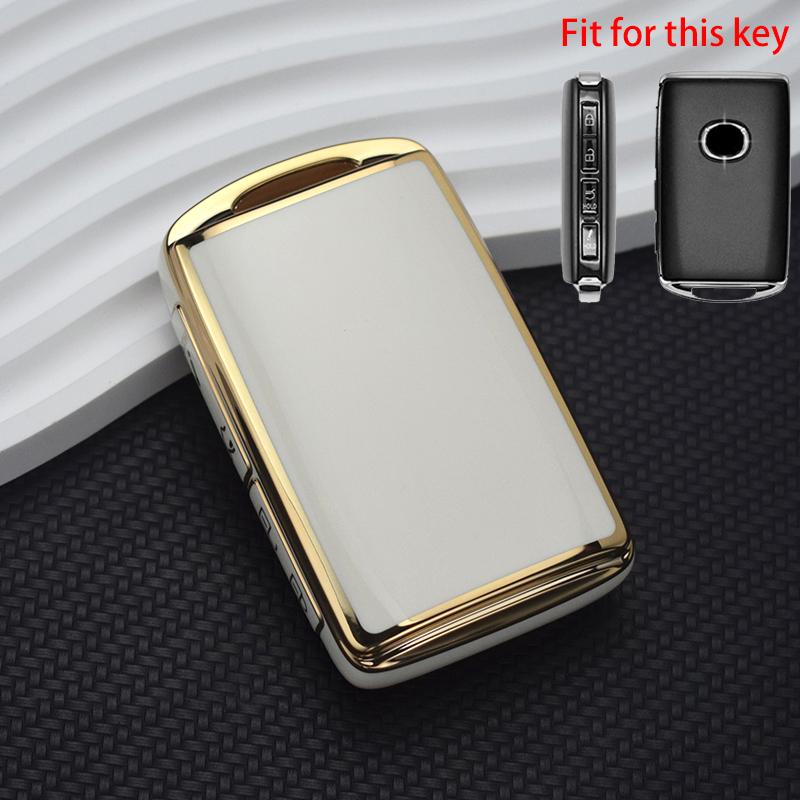 New TPU Car 4 Button Key Case Cover Shell for Mazda 3 Alexa CX30 CX-4 CX5 CX-5 CX8 CX-8 CX-30 CX9 CX-9 Protector Keyless Fob Accessories