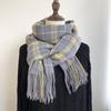 Fashionable And Trendy Scarves For Women In Autumn And Winter, New Mid Length Scarves With Sweet And Warm Tassel Shawls For Students And Couples
