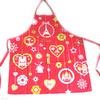 [M4556] - Designer Apron 'Paris Médaillons' Red