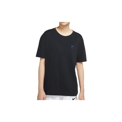 Женская баскетбольная футболка с коротким рукавом Dri-Fit, черная CV0951-010