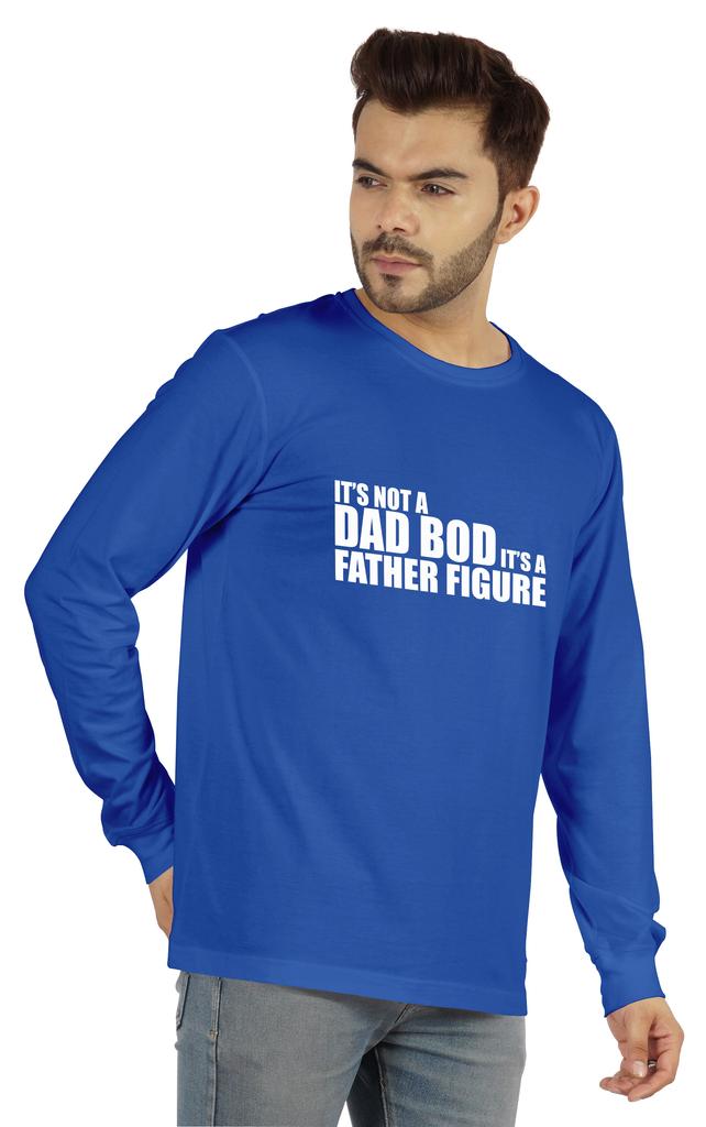 Inkmeso Мужская футболка It's Not A Dad Bod It's A Father Figure Смешные цитаты Папочка футболка