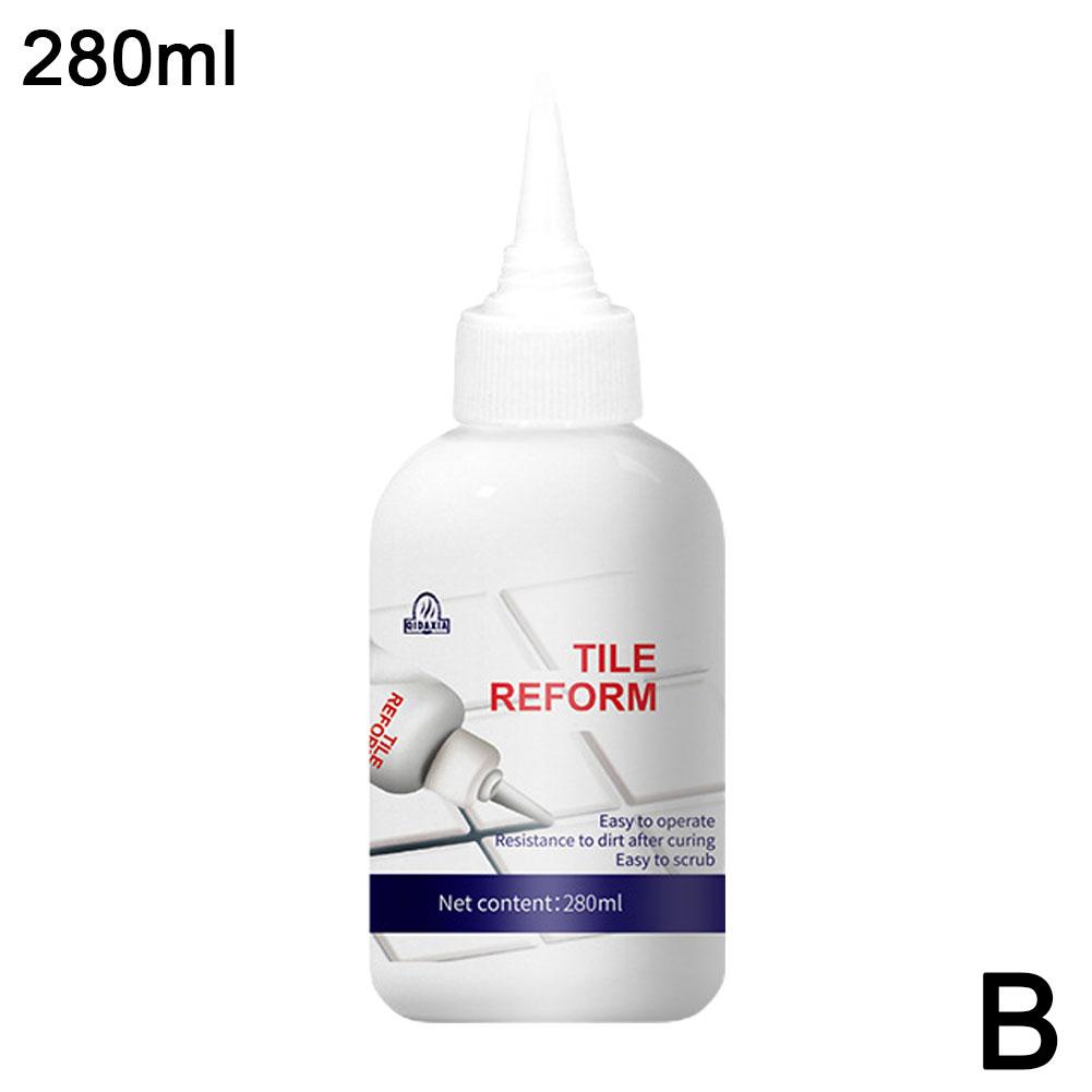 150/280ml Ceramic Tile Filler Waterproof Mildew Repair Porcelain Bathroom Ceramic Wall Seam Agent Tile Cleaner Beauty Agent