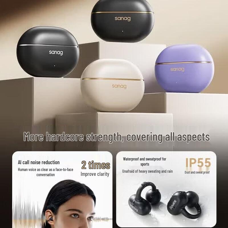 Беспроводные наушники-клипсы с открытым ухом и ИИ Sena Z50 Ultra