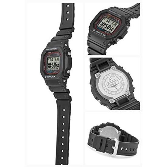 Наручные часы Casio G-Shock Оригинальный продукт для внутреннего рынка Радиоуправляемые Солар Super Illuminator Тип (Светодиодный светильник высокой яркости) GW-M5610U-1JF Мужские Черный
