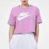 Nike Спортивная одежда Essential укороченная повседневная футболка с коротким рукавом женские топы фиолетовые BV6176-591