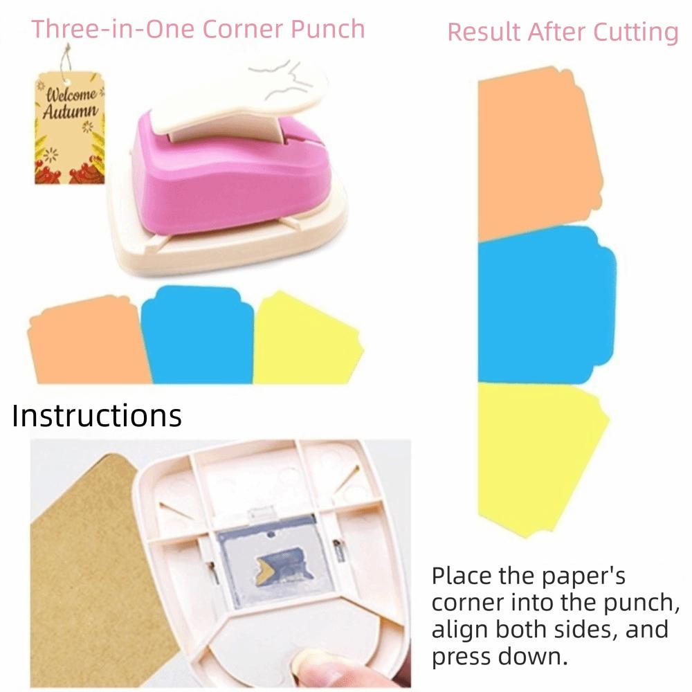 Precision Paper Hole Puncher Square Punch Corner Cutter DIY Tag Maker  Paper Craft