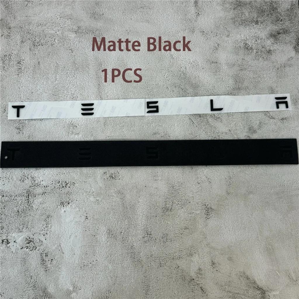 AAAIK1 Genuine 1PCS Premium Chrome Logo Badge Sticker for Tesla Model 3/S/X/Y - Rear Tailgate Exterior Decal Accessory