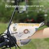 Electric Motorcycle UV-Protection Handlebar Gloves: Summer Heat Insulation.