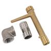 Quick Coupler Key Tool G3/4 Rustproof Leakage Proof Hose Coupling Valve Key for Garden Yard