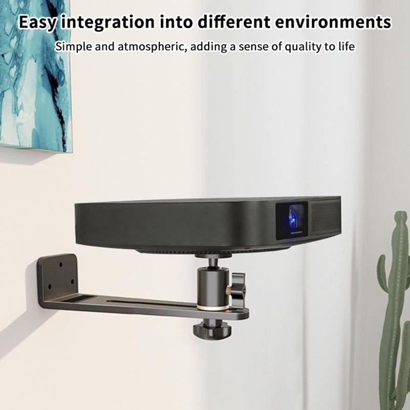 Портативный кронштейн для проектора с вращением на 360°, настенное крепление, держатель для проектора, универсальный винт 1/4 для подставки для проектора Xgimi Jmgo Dangbei