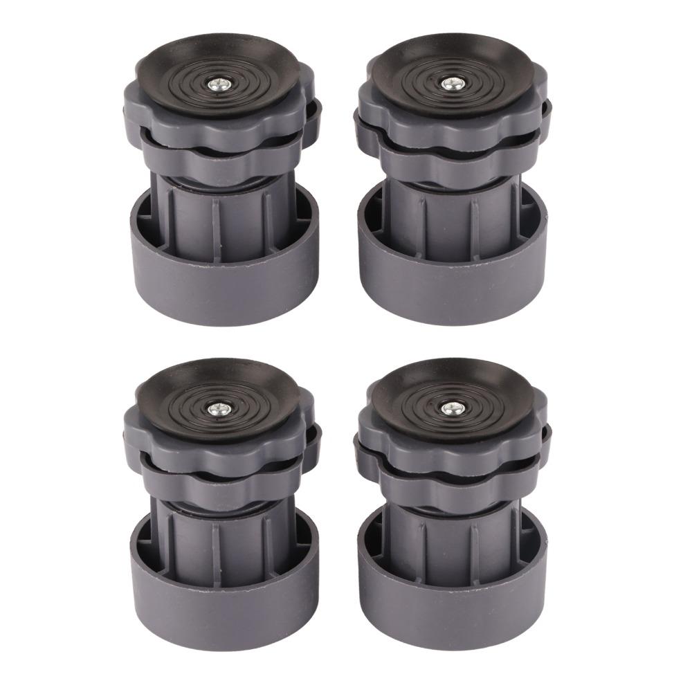 4PCS Shockproof Anti Vibration Pad Grey Non-Slip Washer Base Pad For Laundry Room