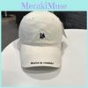 Baseball Casual Cap With Letter Embroidery And Adjustable Closure Daily For