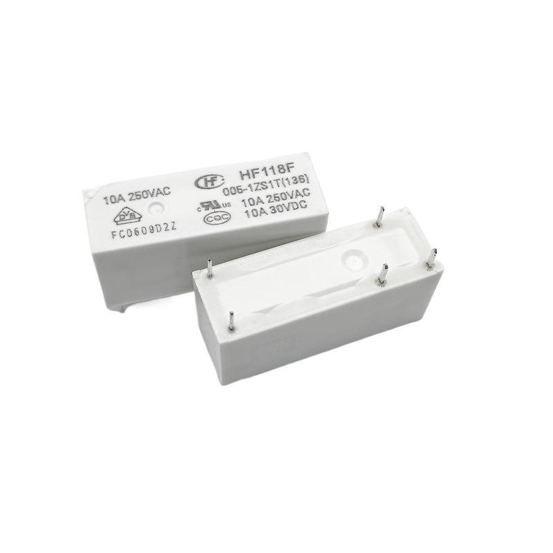 Hongfa Relay HF118F 5-Pin 10A 12V/24V Changeover