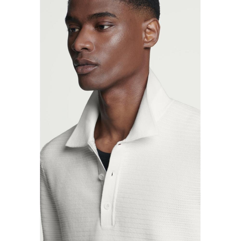 COS Рубашка поло из японского трикотажного хлопка