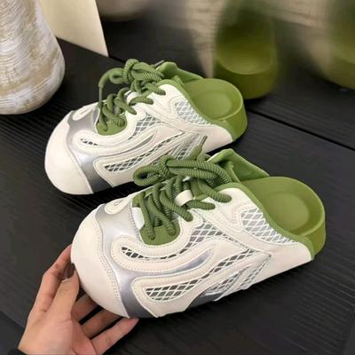 Модные балетки Женские тапочки На шнуровке Платформа Мюли Обувь Слингбэки Женские сандалии Лето 2025 Дизайнерские шлепанцы Уютные Zapatos Mujer