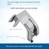 F99B Narrow Flatbed Sewing Machine Back Hemming Foot, Multifunctional Hemming Foot for Thin and Thick Fabrics, Universal Sewing Machine Accessory