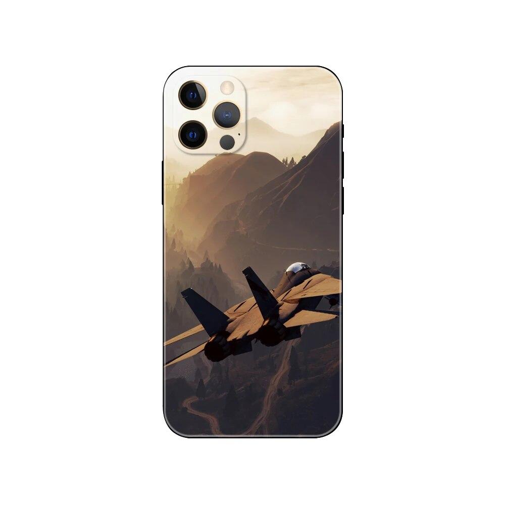 Aeroplane Phone Case For iPhone Samsung Galaxy Redmi Xiaomi Oppo OnePlus Note S A 7 8 9 10 11 12 13 14 20 21 22 23 53 54 Pro Max Plus Ultra TPU Soft