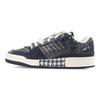 adidas Originals Forum Exhibit Low Деним Удобные Низкие Кроссовки Унисекс Черный Серый HQ8418