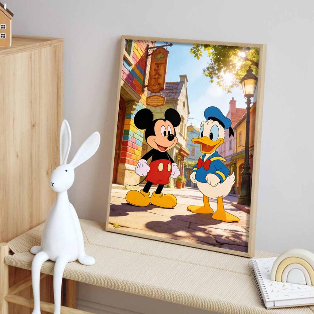 Disney Микки Маус и Дональд Дак алмазная мозаика ручная работа DIY набор для рисования мозаикой домашний декор