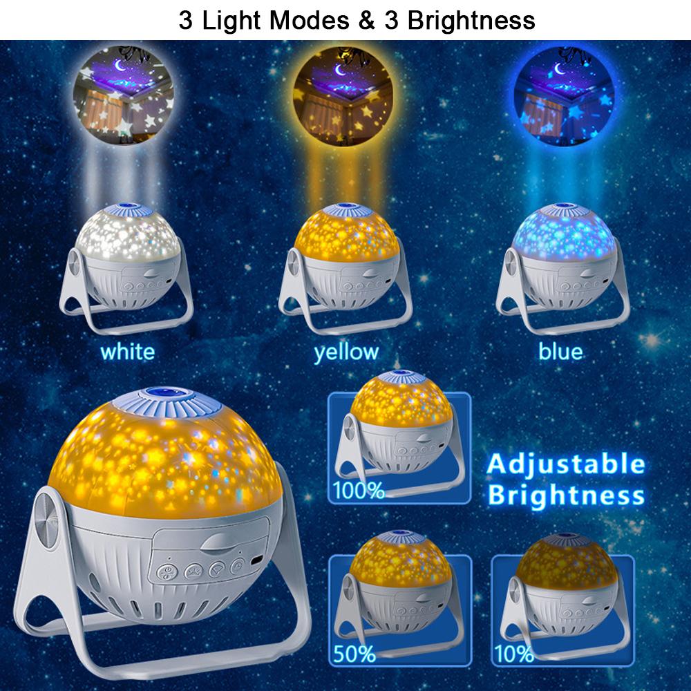 Галактика Проектор Луна лампа-Детский Ночник Звездный Планетарий Проектор 7 в 1 Созвездие