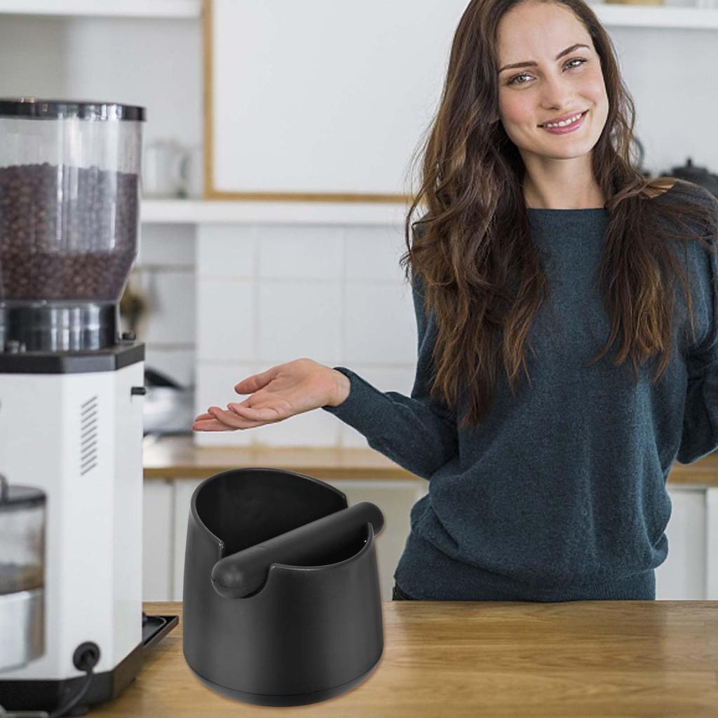 Кофейный ящик для нокдауна, эспрессо-бокс, черный ABS-контейнер для кофейной гущи, инструмент для повторного использования кофейной гущи, бытовые принадлежности для кофе, коммерческое использование