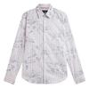 Ted Baker Mens Floral Stripe Long-Sleeved Shirt