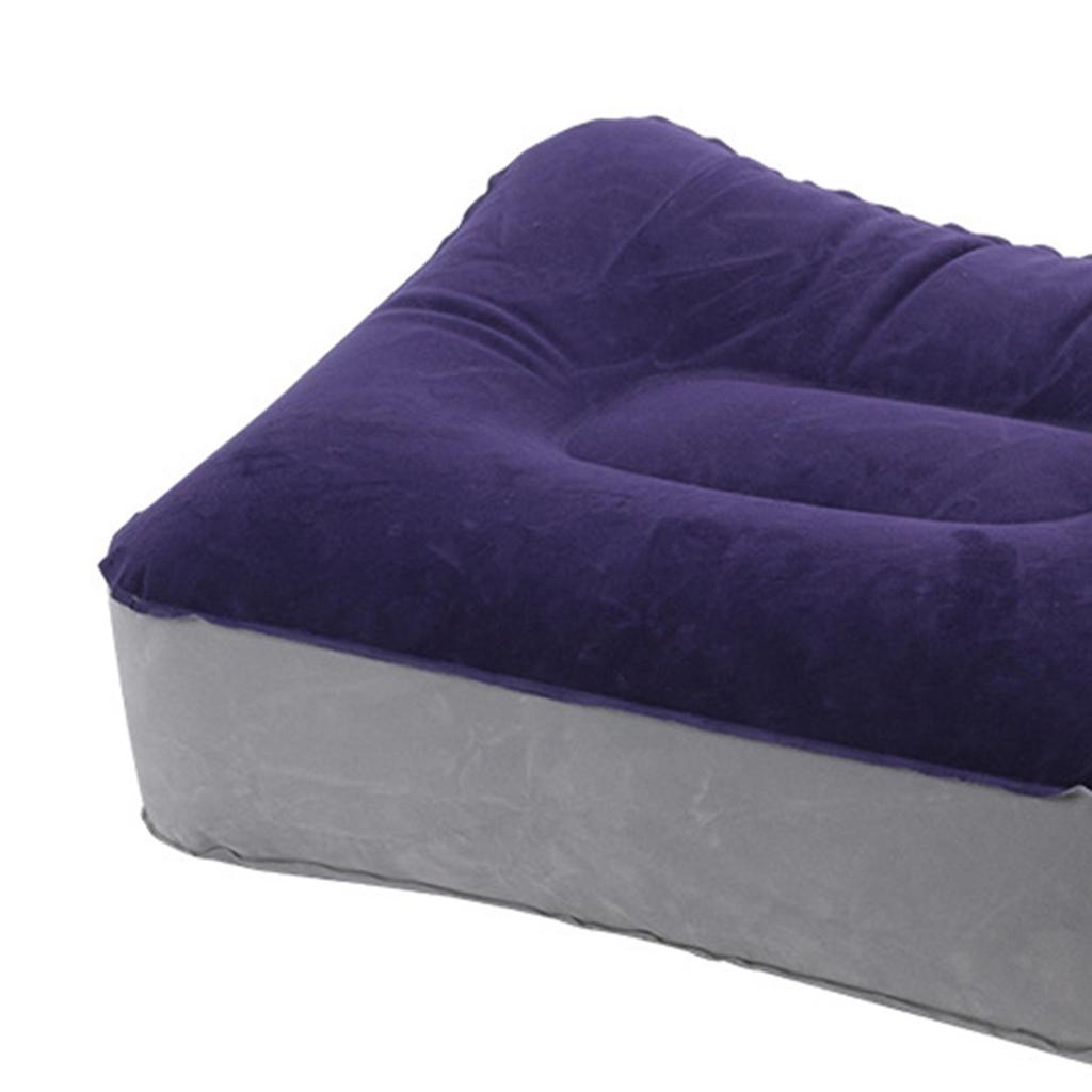 Подушка для ног Travel Foot Rest Height, быстро надувающаяся подушка для ног и коленей для взрослых и детей, самолет, синий, серый