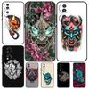 Японская маска демона Они Ханья для Honor 90 70 50 Lite Magic 5 Pro 8X 9X Чехол для телефона для Honor X8a X9a X7a X6a X9 X7 X8 X9b